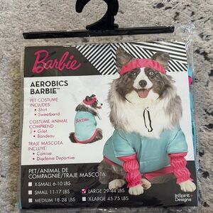 NWT Barbie Aerobics Pet Costume
